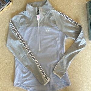 NWT Victoria Secret PINK 1/4 Zip Performance Pullover size M